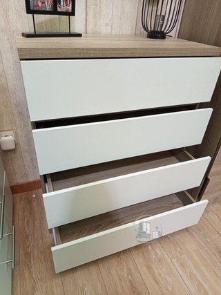 Cómoda de Madera 4 Cajones (Nueva)