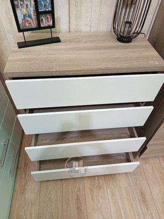 Cómoda de Madera 4 Cajones (Nueva)