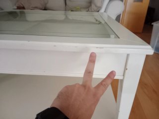 Mesa de IKEA modelo Liatorp. Usada.