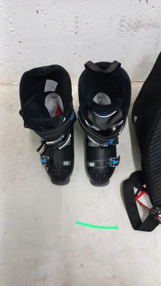 Sci Salomon SX con attacchi e bastoncini
