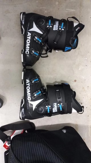 Sci Salomon SX con attacchi e bastoncini
