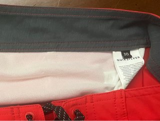 Bañador Quiksilver Rojo Talla 30