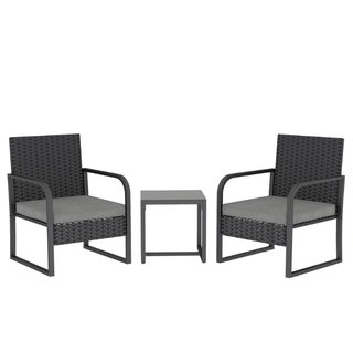 Salotto da Giardino in Rattan con 2 Poltrone da Es