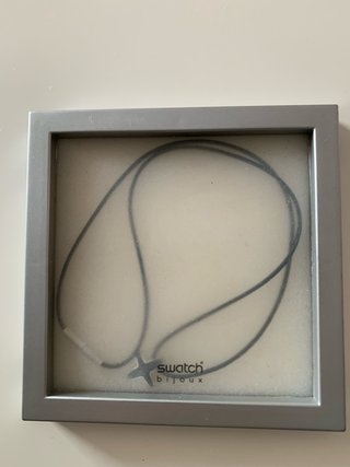 Collar Swatch Plata y Negro