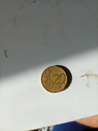 Moneda 20 céntimos 2002