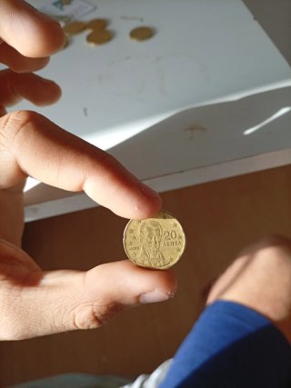 Moneda 20 céntimos 2002