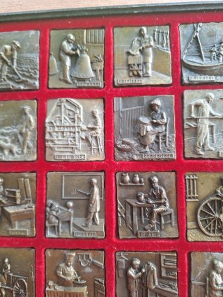 Lote Medallas Oficios Antiguos