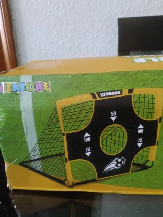 Portería Fútbol Infantil Portátil 120x90x90cm