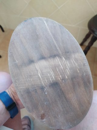 Elefante Decorativo Base Madera