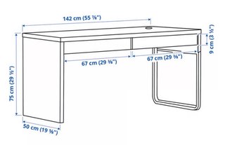 Escritorio Blanco IKEA MICKE