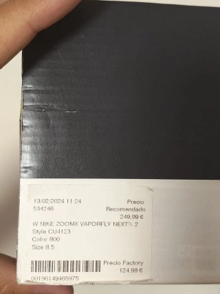 T40 Nike Vaporfly Next% 2 Rojas