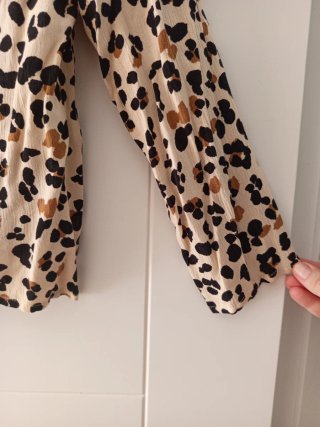 Estilosa blusa/kimono Animal Print de Ibiza