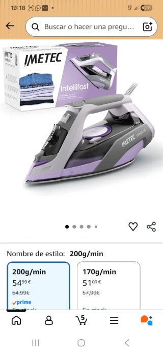 Plancha IMETEC Intellifast 2400W