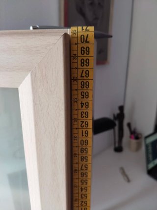 Armario pequeño madera y cristal