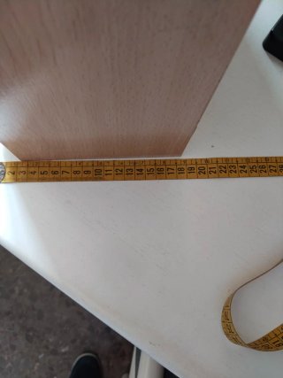 Armario pequeño madera y cristal
