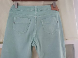 Pantalón vaquero turquesa Comptoir des Cotonniers