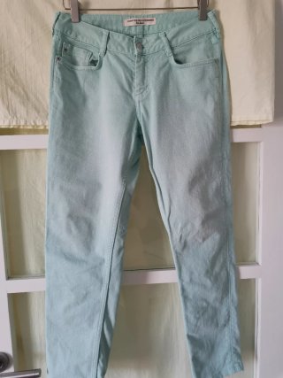 Pantalón vaquero turquesa Comptoir des Cotonniers