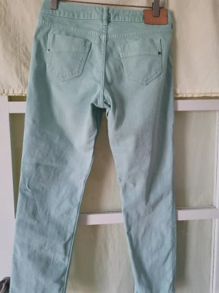Pantalón vaquero turquesa Comptoir des Cotonniers