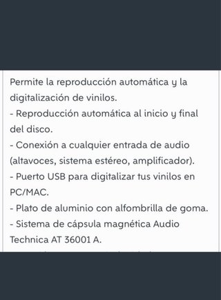 Giradiscos Dual DT 210 USB Negro