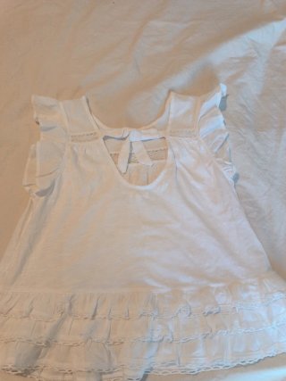 Camisa blanca niña Talla 10-12