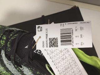 T39 Adidas Adizero Prime X 2 Negras/amarillas