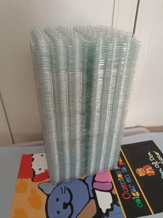 100 Hueveras Codorniz Plástico