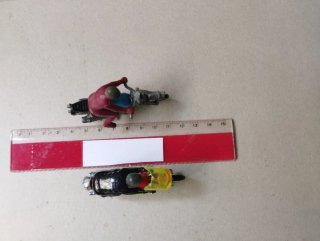2 motos Barlux / Giodi Honda y MV Augusta