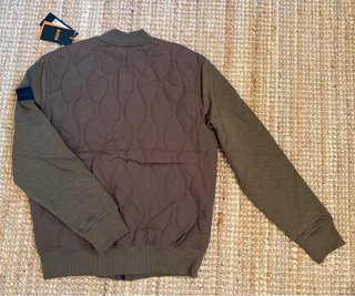 Chaqueta Bomber BOSS Talla S Marrón Caqui.