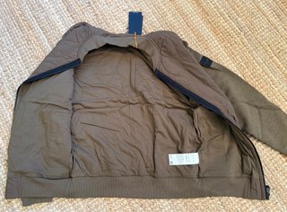 Chaqueta Bomber BOSS Talla S Marrón Caqui.