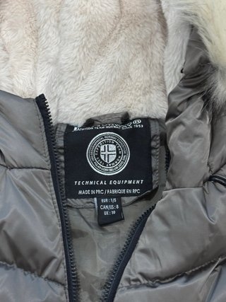Parka Geographical Norway larga gris