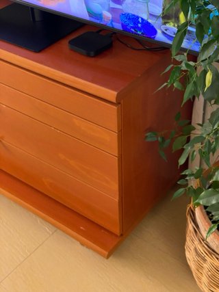 Conjunto Mesa Comedor Cristal y Sillas Madera