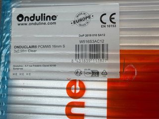 Láminas PVC Onduclair Cubiertas