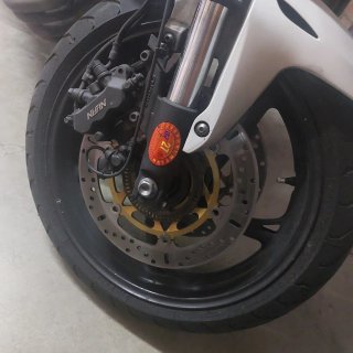 Honda CB600F Naked Blanca