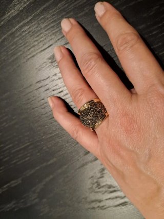 Lote 3 Anillos Dorados  Talla 12