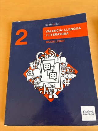 Valencià, llengua i literatura, 2 Batxillerat