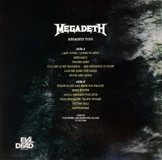 MEGADETH LP Megadeth Tour (Green yellow infusión)