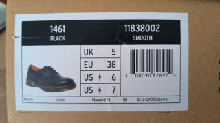 Zapatos Dr. Martens Piel Mujer Negro