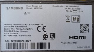 Monitor Samsung 27" Full HD (HDMI/VGA) | En Mano