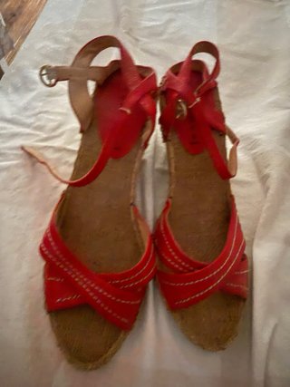Alpargatas Casteller Talla 38 Rojas