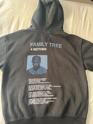 Sudadera Tupac Negra con Capucha