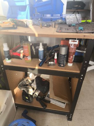 Mesa de trabajo metálica