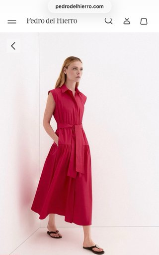 Vestido Pedro del Hierro rosa