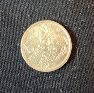 Monedas 5 Pesetas.