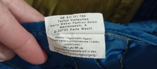 Chaqueta plumífero mujer Taifun verde oliva