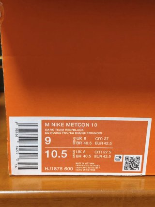 T42,5 Nike Metcon 10  Rojas
