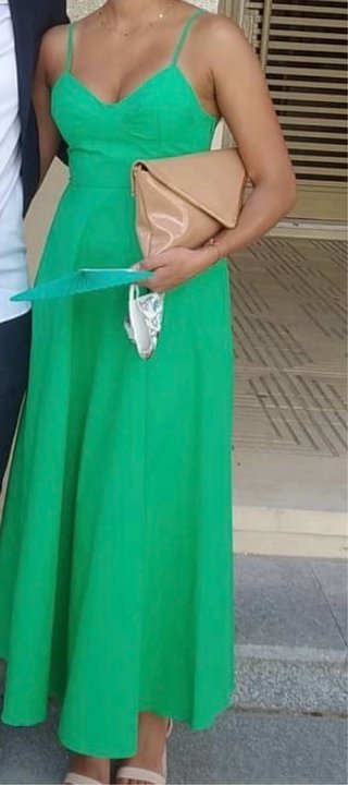 Vestido verde midi
