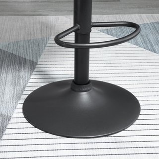 Set 2 Sgabelli da Bar, Altezza Regolabile con Base