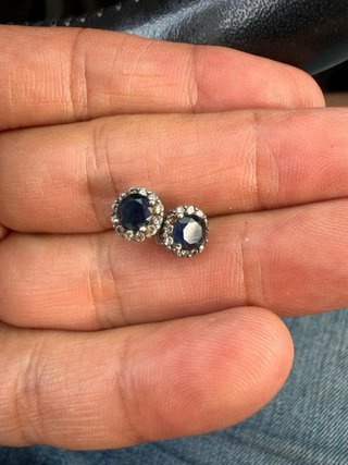 Pendientes Zafiro Azul