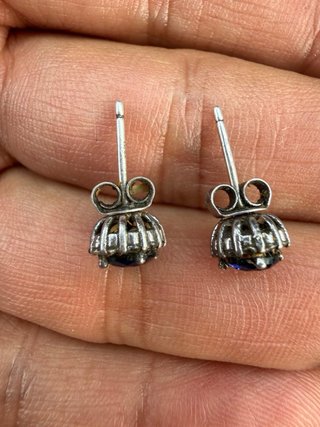 Pendientes Zafiro Azul