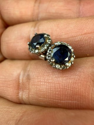 Pendientes Zafiro Azul